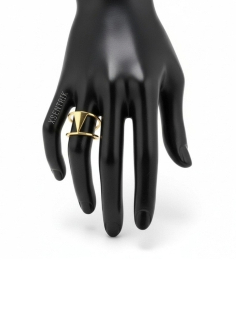 STAINLESS STEEL NAYOMI ABSTRACT RING